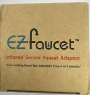 Ezfaucet Touch Free Faucet Adapter Touchless Sensor Conserves Water EZFOO3C