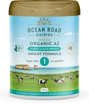 Ocean Road Dairies A2 Organic Infant Formula Stage 1 (0-6 Mths) 900g