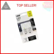 Feit Electric BPC7/LED 0.6 Watt Non Dimmable C7 Candelabra Base, Clear, LED Nigh