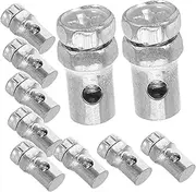 Mikinona Heavy Duty Throttle Cable Stops 10pcs Set for Motorcycle Bicycle Lawn Mower Go Kart Repair