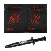 Thermal Grizzly Kryonaut Thermal Paste (5.55g) and Cleaning Wipes Bundle