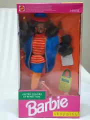 New! United Colors of Benetton Christie Doll, Rare Shopping Christie doll in Box
