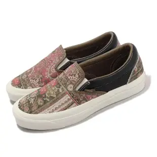 【VANS】懶人鞋 OG Classic Slip-On Lx Vault 男女鞋 棕 復古 地毯 壁掛 休閒鞋(VN0A32QNBYW)