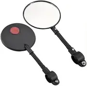 1 Pair Bike Bicycle Handlebar Flexible Mirror Rearview New