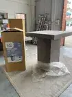 Bar Table - indoor or outdoor use Fibreglass & concrete 100cm sq 110cm high