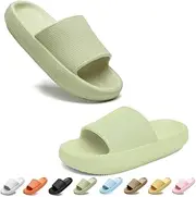Pillow slippers for Women Men Shower Bathroom Sandals | Non-Slip | Thick Sole | Outdoor Slides | Quick Drying |