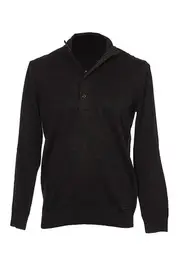 Funnel Neck Zip Knit--JAG-MW17067