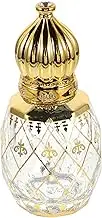 FUNOMOCYA Arabian Style Refillable Perfume Bottle Vintage Travel Atomizer with Random Lid Design Lightweight and Portable for Scent Dispensing for Everyday Use