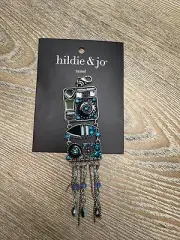 Hildie & Jo Pendant Mosaic design geometric shapes blue & green