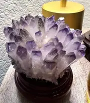 Azuras Shop Natural crystal raw stone amethyst cluster