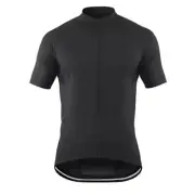 Black Men's Cycling Jersey Shirts Coolmax Road Bike Cycle Jersey Tops S-5XL