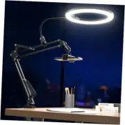 10" Ring Light with Overhead Phone Mount, LED Selfie Light with Stand and