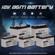 Altus 7Ah 9Ah 12Ah 15Ah 22Ah AGM Battery Deep Cycle SLA Lead Acid Rechargeable
