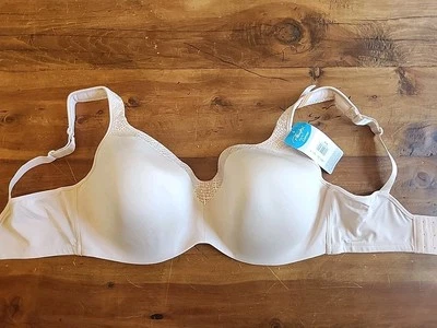 Playtex Love My Curves 38DD Light Lined Underwire Full Coverage Bra Nude 4823