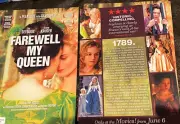 Farewell My Queen Promo Flyer Only Diane Kruger, Léa Seydoux, Virginie Ledoyen