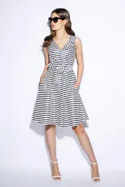 Picket Fence Dress--SAC-D3026-S15