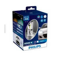 在飛比找蝦皮購物優惠-PHILIPS 飛利浦 東杰公司貨 超晶亮LED H4頭燈 