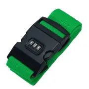 Luggage Straps with Combination Lock TSA Approved Grass Green