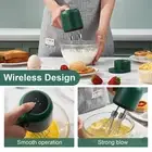 Rechargeable Electric Mixer Lightweight Egg Whisk Wireless Cordless Hand Set