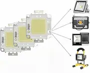 MVPDNVNFHA 2pcs LED Beads Chip 10W 20W 30W 50W 100W LED COB Chip White Warm White for DIY Flood Light Spotlight High Brightness(20W 30-36V,Cold White)