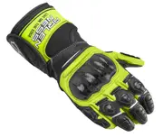 Arlen Ness Mugello Motorcycle Gloves, black-yellow, Size M for Men Black Yellow
