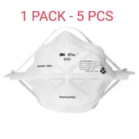 在飛比找蝦皮購物優惠-3m 9101 防護口罩 FFP1 頭戴式防霧霾 (1 包 
