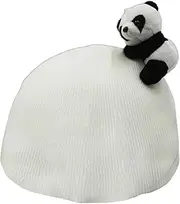 Animal Snow Ski Helmet Cover - Soft Knitted Hat,Cute Helmet Cover, Thick Winter Supply for Snowboard, Skateboard, Motorcycle