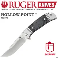 在飛比找PChome24h購物優惠-Ruger HOLLOW-POINT折刀