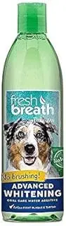 Fresh Breath for Dogs 16 oz Oral Water Additive Advanced Whitening Dental Care