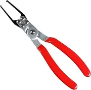 Heavy-Duty Auto Fuse Puller and Relay Disassembly Pliers, Extraction Tool for Automotive Electrical Repairs - 225mm Long, Red Handles