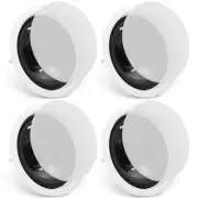 VEVOR 4 PCs 6.5'' Bluetooth in Ceiling Speakers, 150W, Flush Mount Ceiling & in-