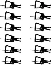 12 Pieces Model Trains HO Scale Coupler Hooks Model Railway Accessories Replace