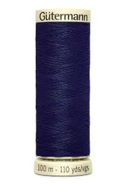 Gutermann Sew-all Thread 100m #310 NAVY BLUE, 100% Polyester