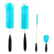 Brush Set to Narrow-necked Milk Bottle Glasses Wine Decanters