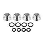 Faucet Adapter 4pcs M18x4.5mm Male to M22x6.5mm Male Brass Tap Aerator Connector