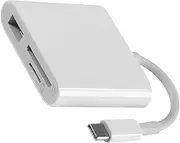 USB Adapter Type C Card Reader for Fast USB Data Transfer Compatible with Phone Tablet Laptop No Software Required