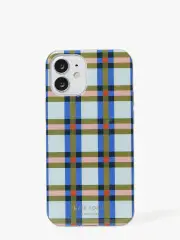 plaid iphone 12 mini case