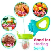 Baby Kids Food Feeder Teething Pacifier Nipples Toddler Fruit Silicone Soothers