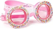 Bling2o Goggles Kids Swim Goggles -"Butterfly" Kids Swimming Goggles with Anti Fog UV Protection and Custom Kid Goggles Hard Case