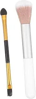 [IWOWHERO] Double Sided Makeup Brush 2 in 1 Eyeshadow Highlighter Brush Wool Women's Makeup Brush