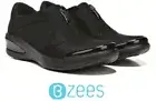 Bzees shoes slip on zip up dress comfort sneakers Bzees Footwear Florence Black