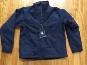 NWT Stormtech Youth L Navy With Gray Fleece Lined, Zipper-front Jacket,