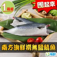 在飛比找momo購物網優惠-【愛上團購】台灣在地 南方澳現撈無鹽鯖魚(50包1箱)