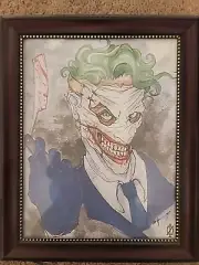 Joker Comic Con 2011 Art Framed