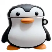 For Apple Airpods 1/2 Generation Universal Wireless Penguin Baby Bluetooth Headphone Protective Case