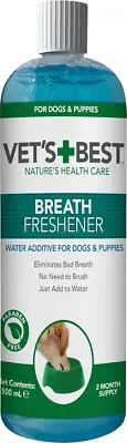 Vet’S Best Breath Freshener, Water Additive for Dogs 500Ml