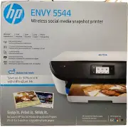 HP Envy 5544 All in One Wireless Social Media Snapshot Printer Scan Copy WI-FI