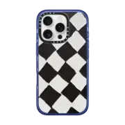 iPhone 16 Pro Impact Case MagSafe Compatible B&W CHECK