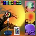 Sunset Lamp Projector for Room with Remote Control – 16 RGB Colors with 360 D...