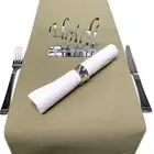 Olive Green Cotton Feel Table Runners - Sizes 90"x 12", 70"x12", 52"x12"